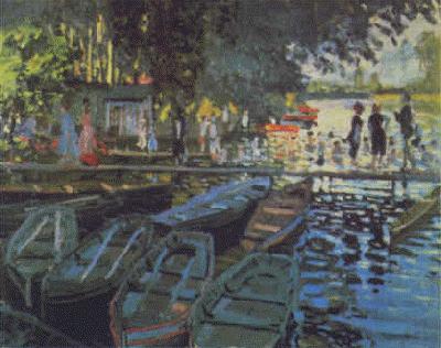 Bathers at La Grenouillere, Claude Monet